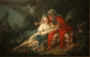 Francois Boucher Vertumnus and Pomona painting